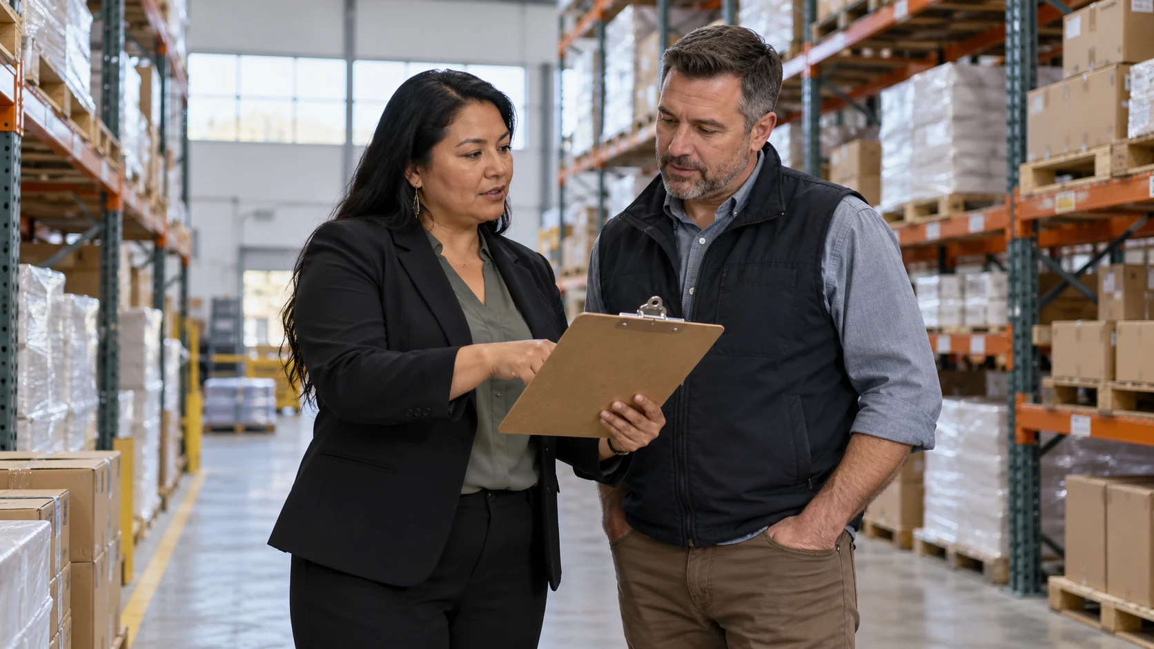 Illustrative acquisition assessment during a visit to a distribution business